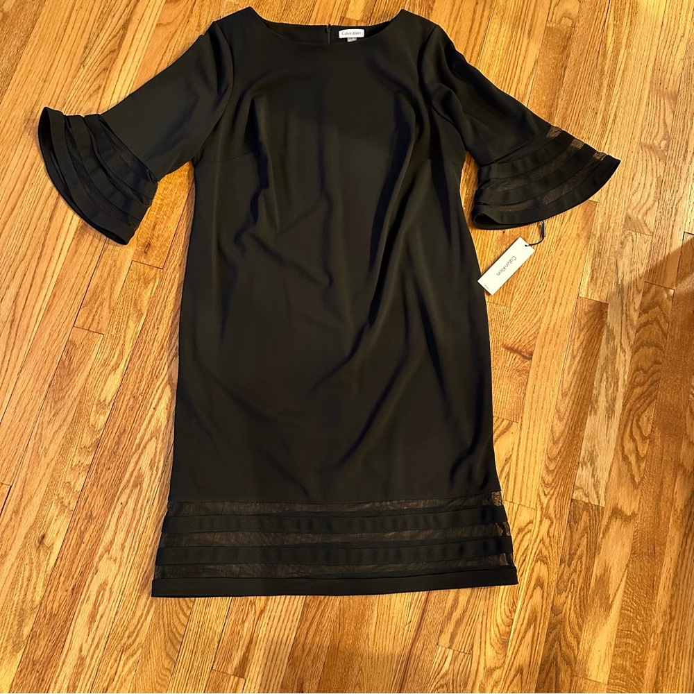Calvin Klein Dress with Bell Sleeves